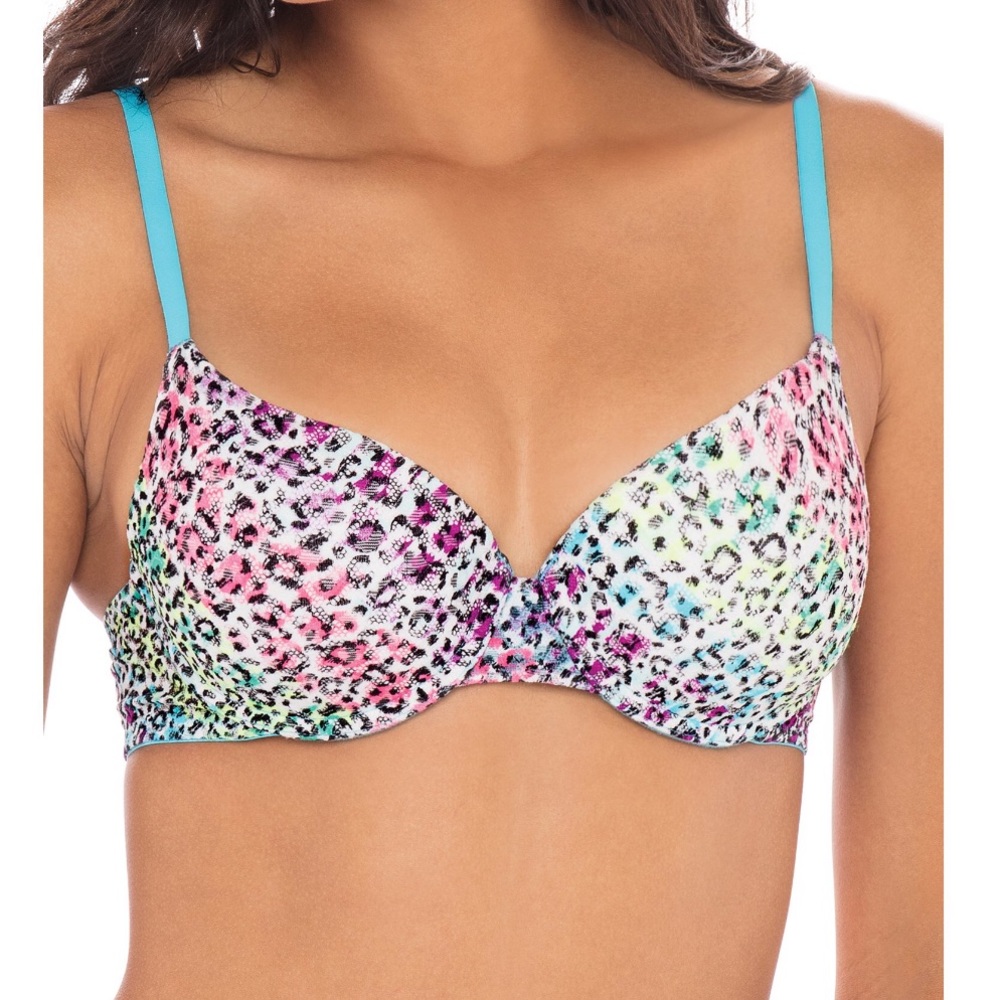 No Boundaries Lace Push Up Bra NWT 36DD